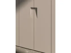 Two-door wardrobe with Niban door and end panel with mirror door. 400x260