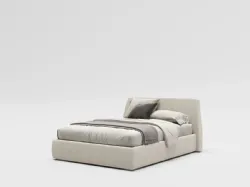 Double room Orme night 36 upholstered bed Tessa and Bedside tables and Como Clip