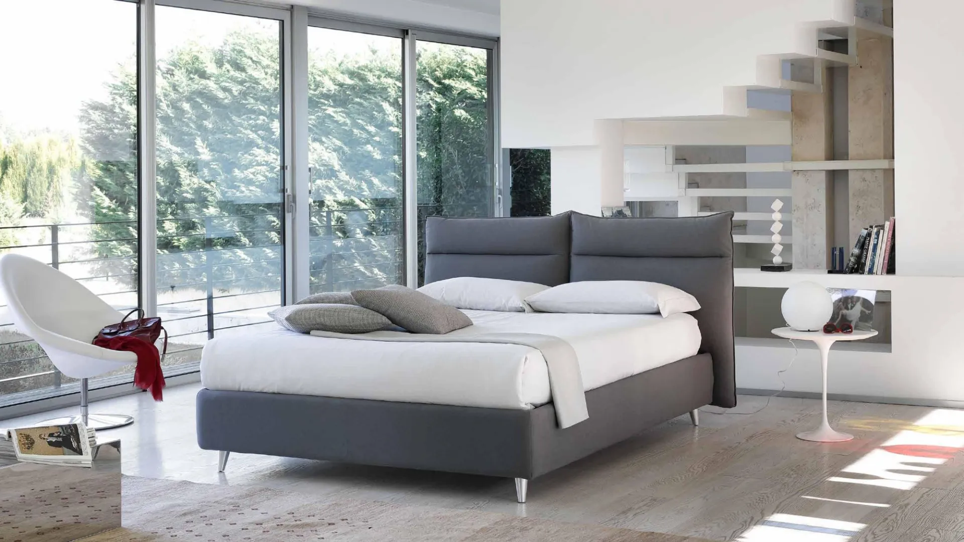 Double bed Cefalù with storage container