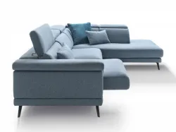 Norton Corner Sofa in fabric with removable seats.