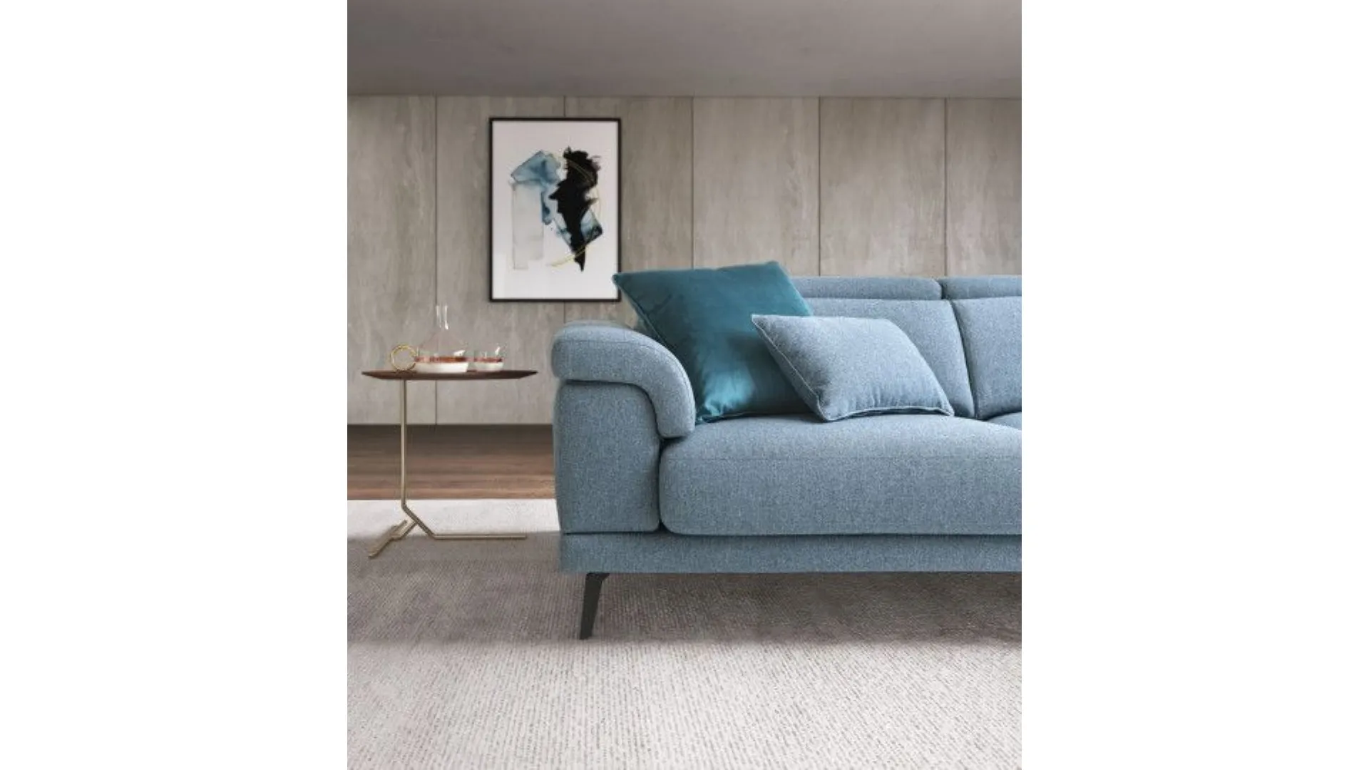 Norton Corner Sofa in fabric with extendable seats.