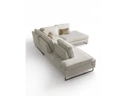 Luis Corner sofa in fabric with adjustable cushions.