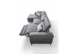 Zeno corner sofa in fabric with relax function.